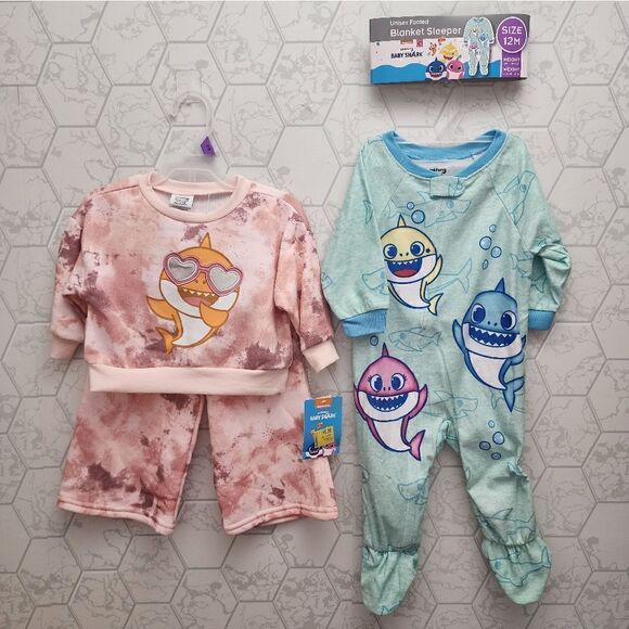 Nwt Baby Shark Bundle, Size 12 months - Picture 1 of 7